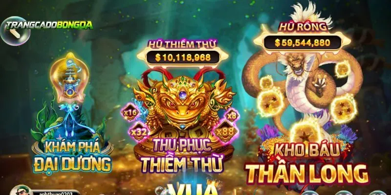 Trải nghiệm bắn cá, săn boss nhanh