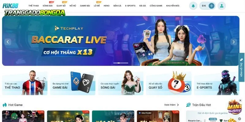 Thông tin tổng quan về nhà cái RIK88